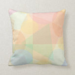 Elegant Geometric Pastel Pattern Cushion<br><div class="desc">Elegant pastel abstract geometric pattern.</div>