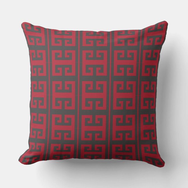 Elegant Geometric Pattern Cushion (Front)