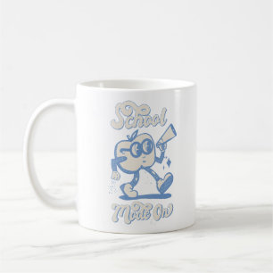 Elegant Geometric Strawberry Line Art Coffee Mug