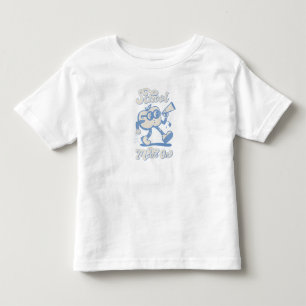 Elegant Geometric Strawberry Line Art Toddler T-Shirt