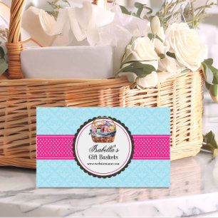 Elegant Gift Basket Business Card