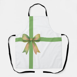 Elegant Gift Bow – Modern Christmas Design Apron