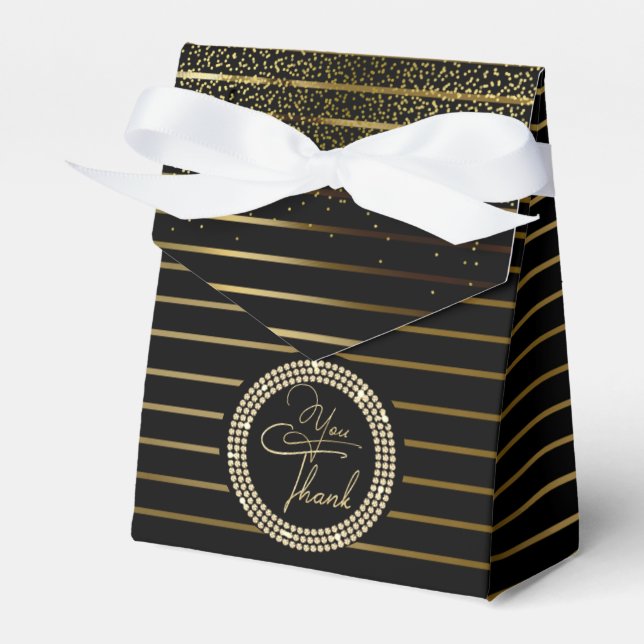 Elegant gift box with thanks (Front Side)