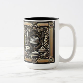 Elegant Gift for Bakers Two-Tone Coffee Mug