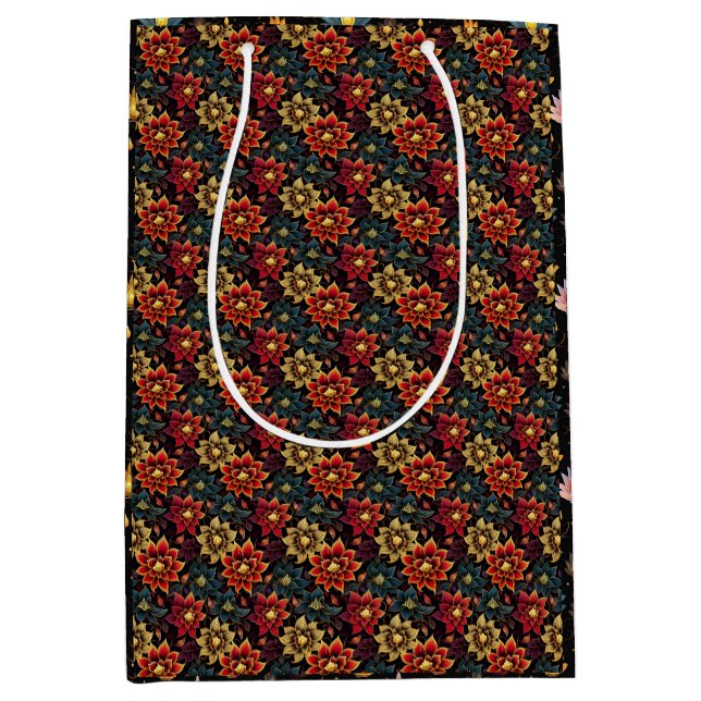 Elegant Gift Wrap Sheets Medium Gift Bag (Front)