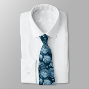 Elegant Gifts For Men Ranunculus Floral Tie