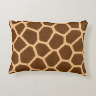 Elegant Giraffe Pattern Premium Quality Accent Decorative Cushion
