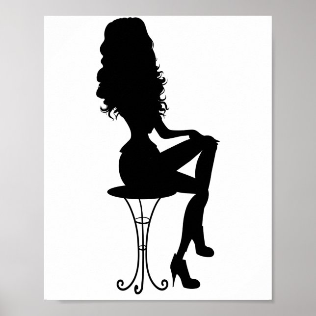 Elegant girl poster (Front)