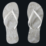 elegant girly chic grey cream beige white  floral thongs<br><div class="desc">elegant girly chic grey cream beige white  floral fashion accessories. home decorations,  The rhinestone design details are simulated in the artwork. 
No actual rhinestones will be used in the making of this product.</div>