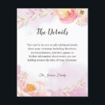 Elegant Girly Pink Gold Rose Garden  Details Flyer<br><div class="desc">Elegant Girly Pink Gold Rose Garden Details Flyer</div>