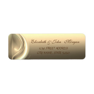 Elegant Glamourous  Stylish  Address Label Return Address Label