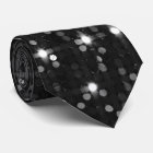 Elegant Glitter Disco Ball Neck Tie