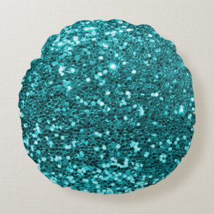 Elegant Glitter Texture design Round Cushion