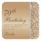 Elegant Gold 70th Birthday