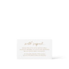 Elegant Gold Adults Only Wedding