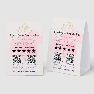 Elegant gold and black beauty salon