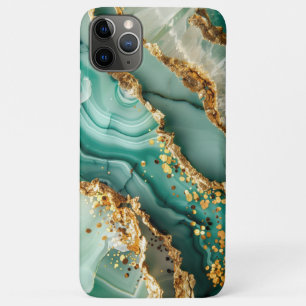 Elegant Gold And Green Marble iPhone 11 Pro Max Case