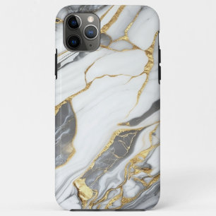 Elegant Gold And White Marble  iPhone 11 Pro Max Case