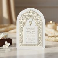 Elegant Gold Arabesque Wedding