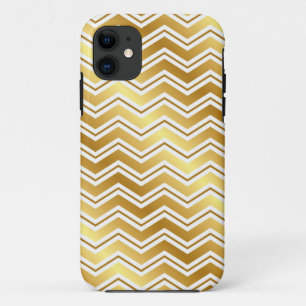 Elegant Gold Chevron Zig Zag iPhone Case