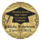 Elegant Gold Class Of 201x Graduation Stickers