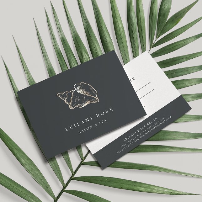 Elegant Gold Conch Shell Gift Certificate (Creator Uploaded)