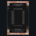 Elegant Gold Copper both sides Flyer<br><div class="desc">An elegant and refined design with a digital image made of silver-lilac glass. Note: The production process does not use a real film,  only the colour is printed thoroughly. Add your data,  logo,  company details and pictures in minutes.</div>
