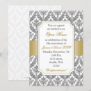 Elegant Gold Corporate party Invitation