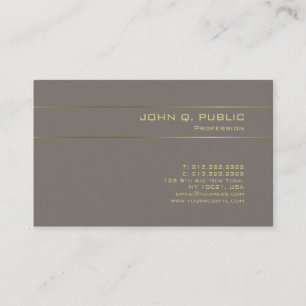 Elegant Gold Effect Charming Luxury Template Pearl Business Card