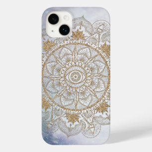 Elegant Gold Eye Sun Moon Mandala Design Case-Mate iPhone 14 Plus Case