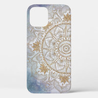 Elegant Gold Eye Sun Moon Mandala Design