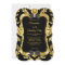 Elegant Gold Faux Foil Black Birthday Party