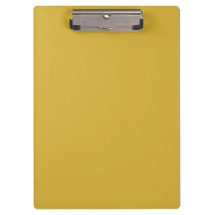 Elegant Gold Finish Personalised Clipboard
