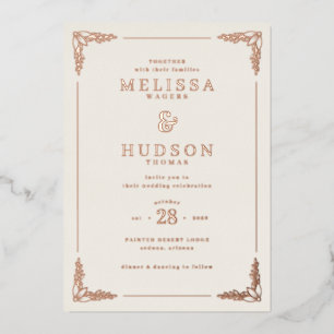 Elegant Gold Floral Calligraphy