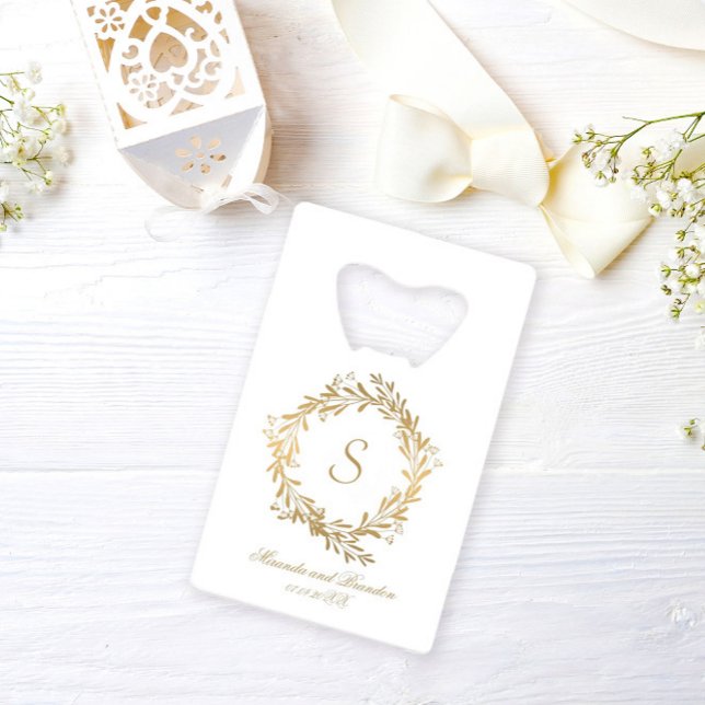 Elegant Gold Floral Monogram Wedding (Creator Uploaded)