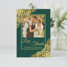 Elegant Gold Floral Wedding