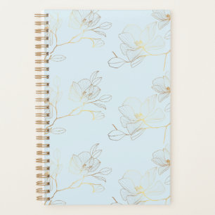Elegant Gold Floral Weekly/Monthly  Planner