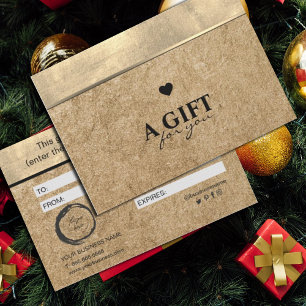 Elegant Gold Foil and Craft Paper