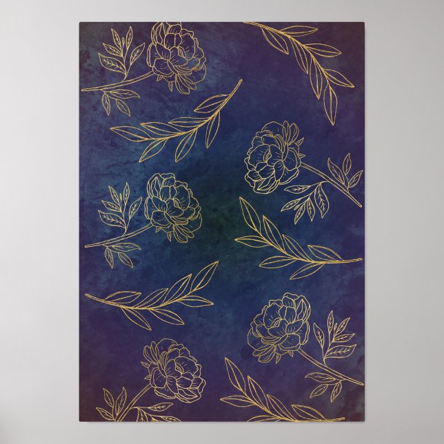 Elegant Gold Foil Design for a Luxurious Touch Prints (Front)