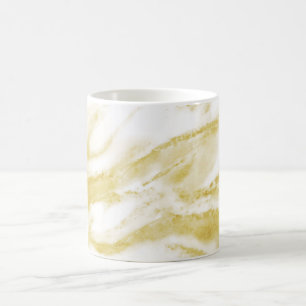 Elegant Gold Foil Marble Coffee Mug