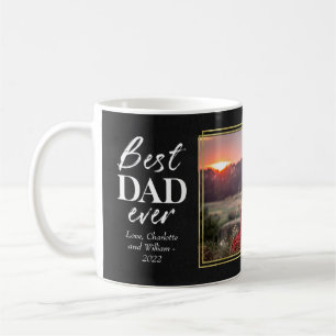 Elegant Gold Foil On Chalk Father's Day Coffee Mug