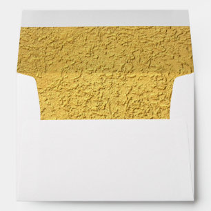Elegant Gold Foil Print Effect  Envelope