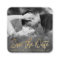Elegant Gold Foil Script Photo Save The Date