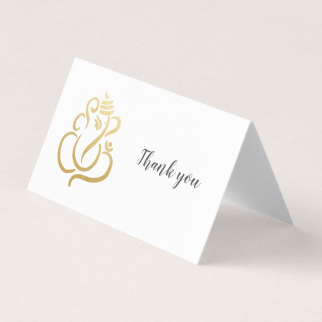 Elegant Gold Ganesh/ Indian God (Front)