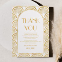 Elegant Gold Geometric Art Deco Bridal Shower