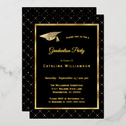 Elegant Gold Geometric Pattern Graduation