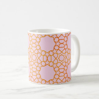 Elegant Gold Geometric Pattern Modern Coffee Mug
