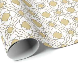 Elegant Gold Geometric Wrapping Paper