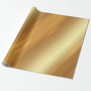 Elegant Gold Glamour Modern Luxury Template Gift Wrapping Paper
