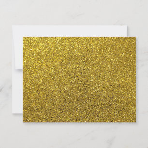 Elegant Gold Glitter Christmas Postcard